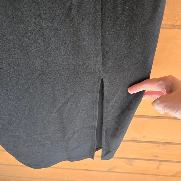 Petal & Pup Hyatt Dress NWT Black 12 Bodycon Midi Front Slit Tank Top Formal NYE - Picture 4 of 6